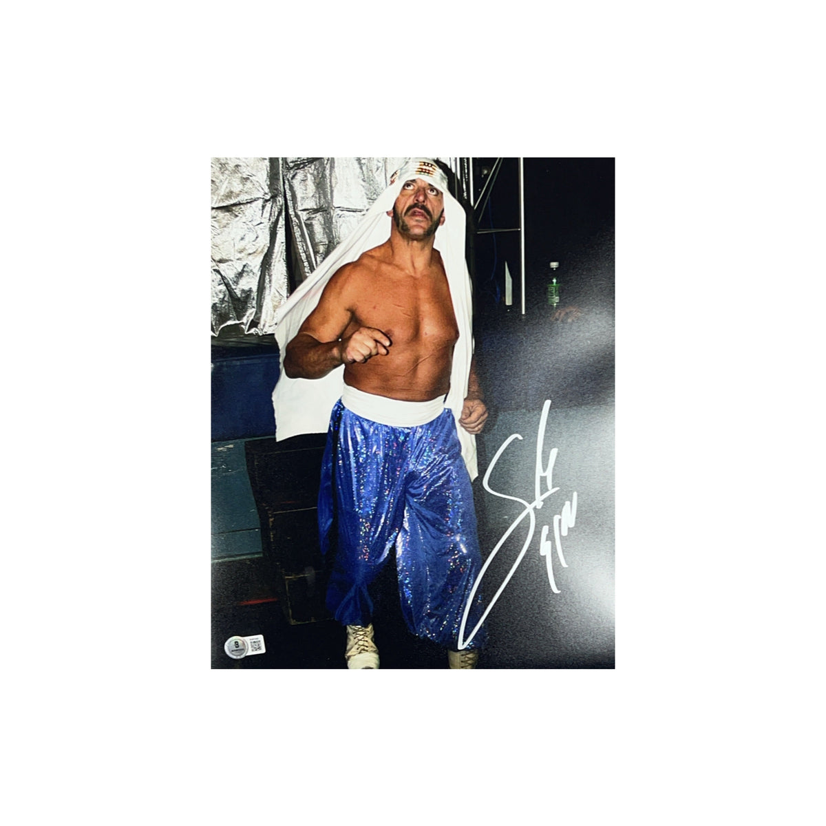 Sabu Autographed WWE ECW Entrance 11x14 Beckett product image 1, provided for visual reference and product detail review