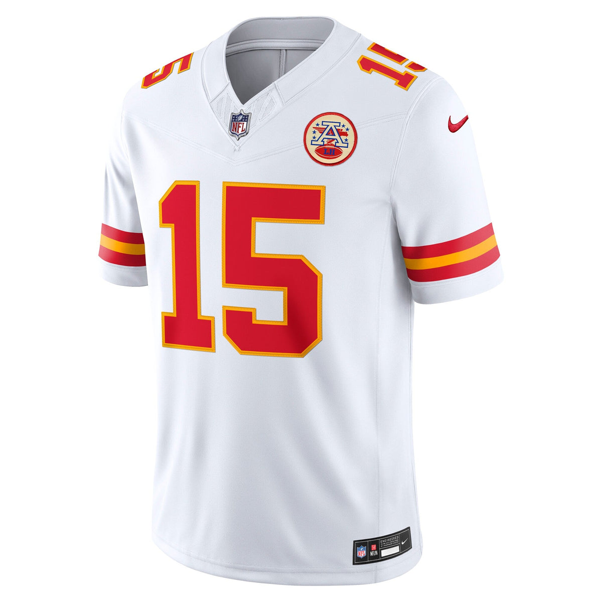 Kansas City Chiefs Patrick Mahomes White Vapor F.U.S.E. Stitched Limited Jersey product image 3, provided for visual