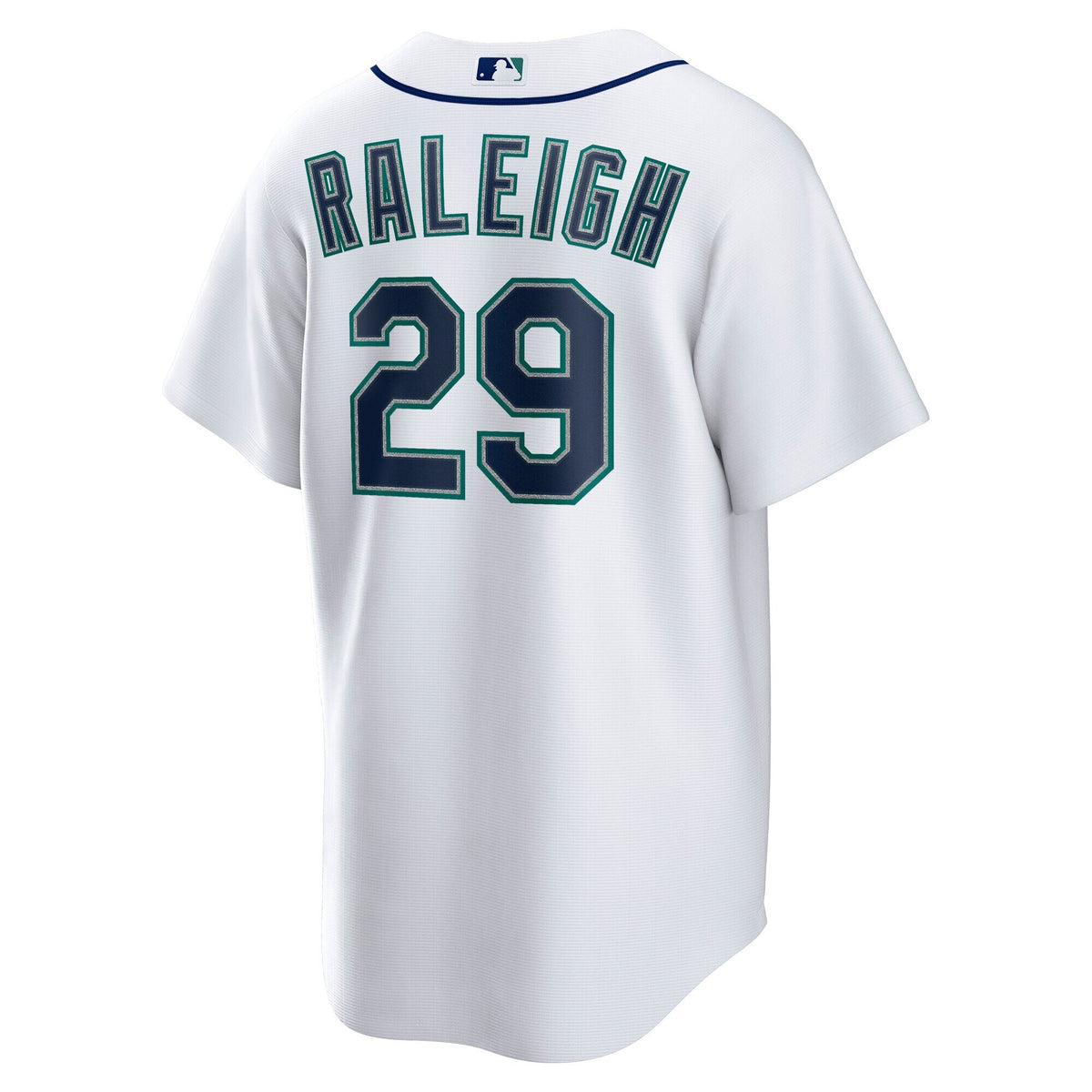 Seattle Mariners Cal Raleigh White Home Replica Player Jersey product image 4, provided for visual reference and product