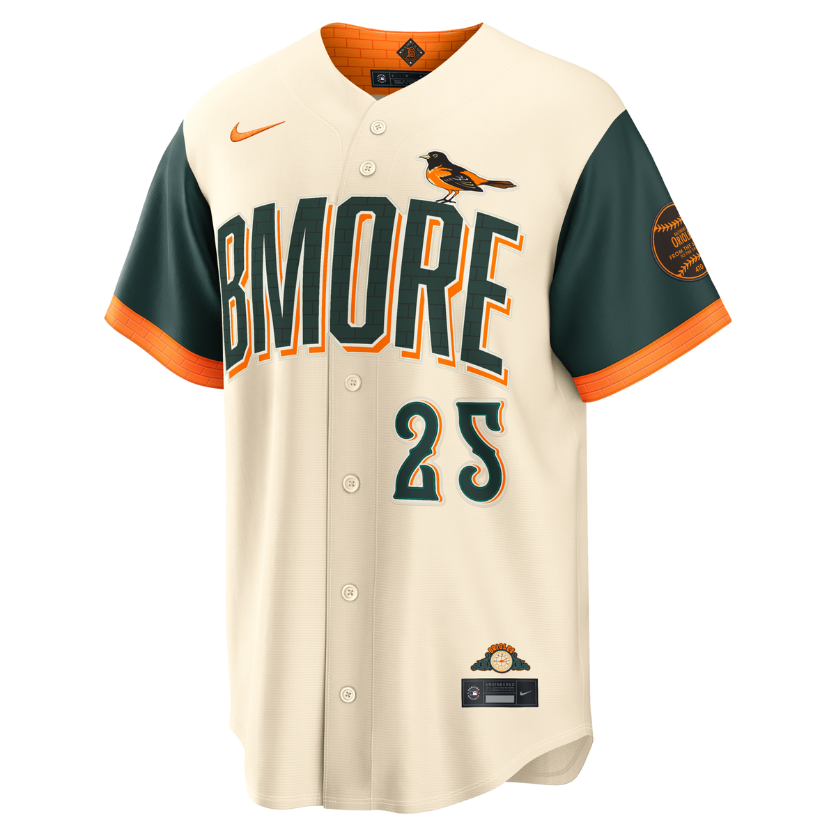 Baltimore Orioles Pete Alonso Cream 2026 City Connect Stadium Jersey product image 3, provided for visual reference and