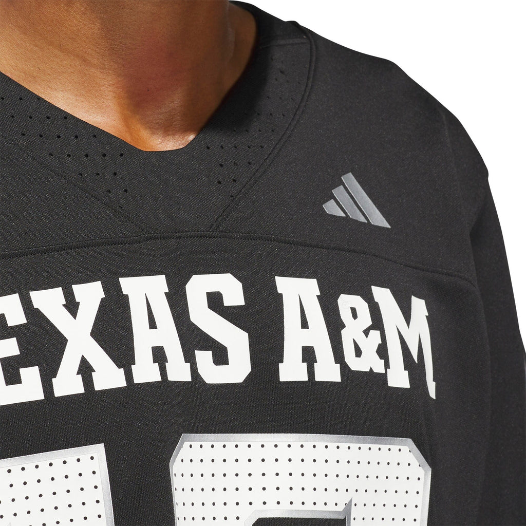 Texas A&M Aggies Alternate Premier Strategy Jersey - Black product image 5, provided for visual reference and product detail