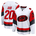 Carolina Hurricanes Sebastian Aho White Away Breakaway Jersey product image 1, provided for visual reference and product