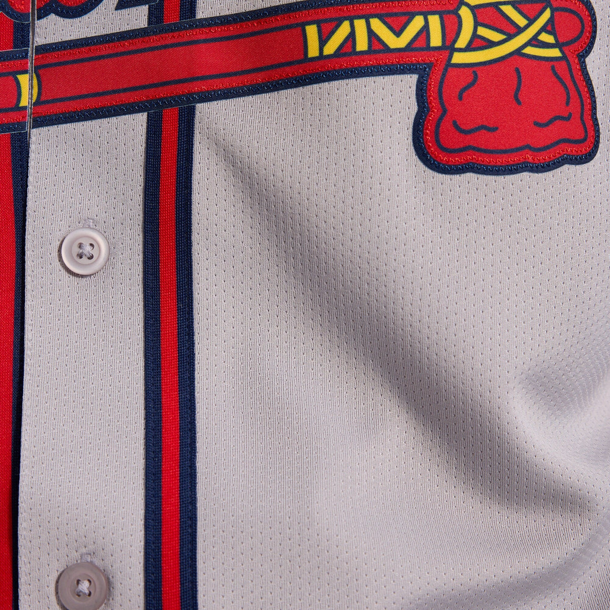 Atlanta Braves Ozzie Albies Gray Road Limited Player Jersey product image 15, provided for visual reference and product