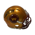 Santana Moss Autographed Washington Commanders Flash Mini Helmet Steiner CX product image 1, provided for visual reference