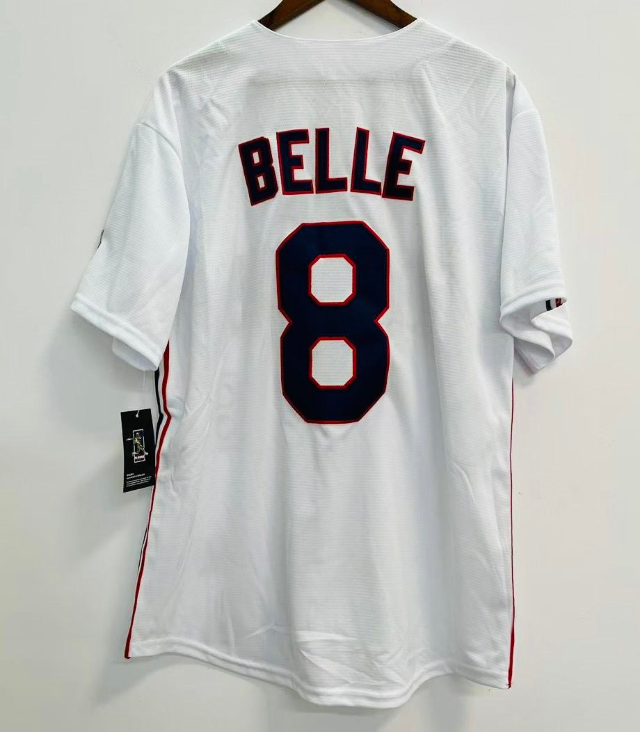 Albert Belle Cleveland Indians Official MLB Majestic 1993 product image 5
