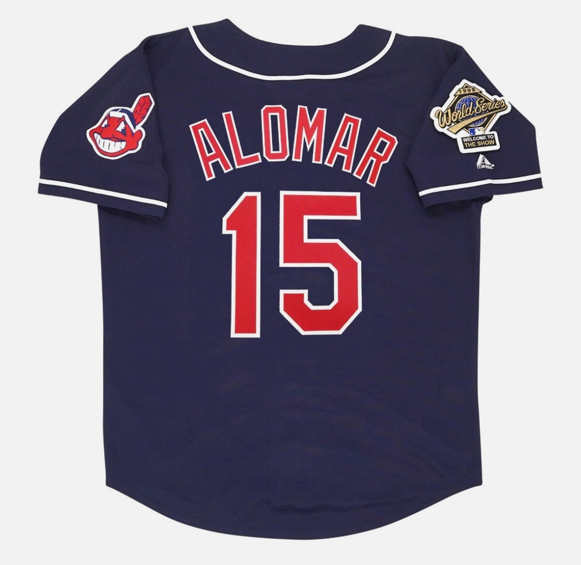 Sandy Alomar Cleveland Indians 1995 World Series Official product image 1