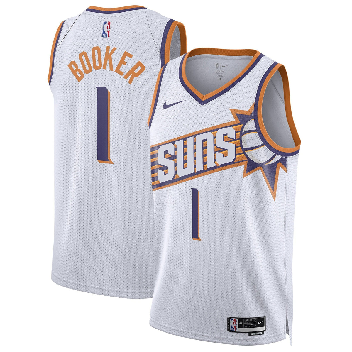 Phoenix Suns NBA Association Swingman Jersey - Devin Booker product image 2, provided for visual reference and product