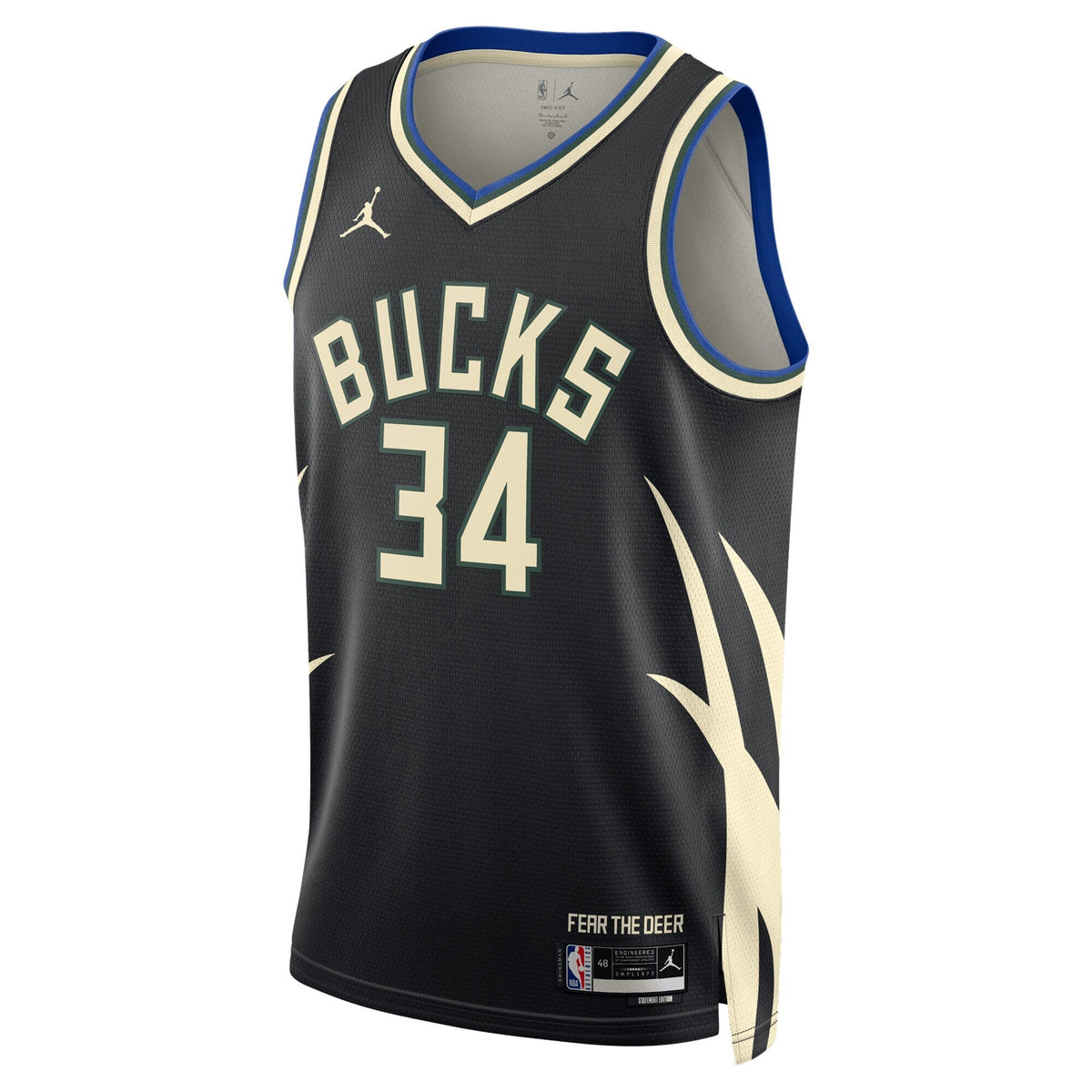 Milwaukee Bucks NBA Statement Swingman Jersey - Giannis Antetokounmpo product image 3, provided for visual reference and