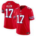 Buffalo Bills Josh Allen Red Alternate Vapor F.U.S.E. Stitched Limited Jersey product image 1, provided for visual reference