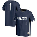 #1 Penn State Nittany Lions Lightweight Baseball Fashion Jersey - Navy product image 1, provided for visual reference and