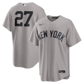 New York Yankees Giancarlo Stanton Gray Road Replica Jersey product image 1, provided for visual reference and product