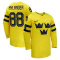 Sweden Hockey William Nylander Yellow 2026 Away Replica Jersey product image 1, provided for visual reference and product