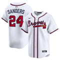 Atlanta Braves Deion Sanders White Limited Player Jersey product image 1, provided for visual reference and product detail