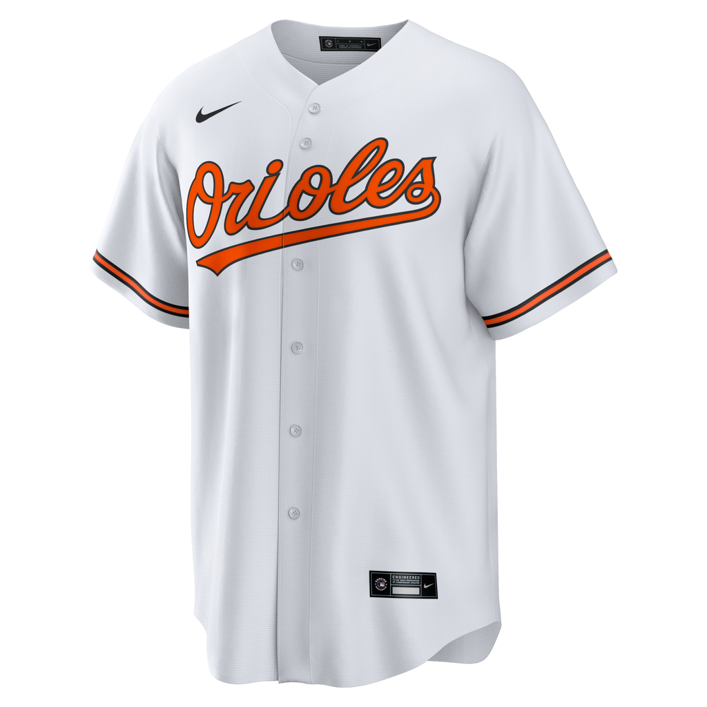 Baltimore Orioles Pete Alonso White Home Replica Jersey product image 3, provided for visual reference and product detail