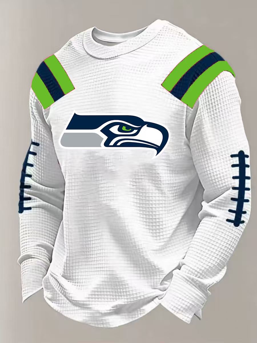 Seattle Seahawks official NFL long sleeve thermal shirt product image 1