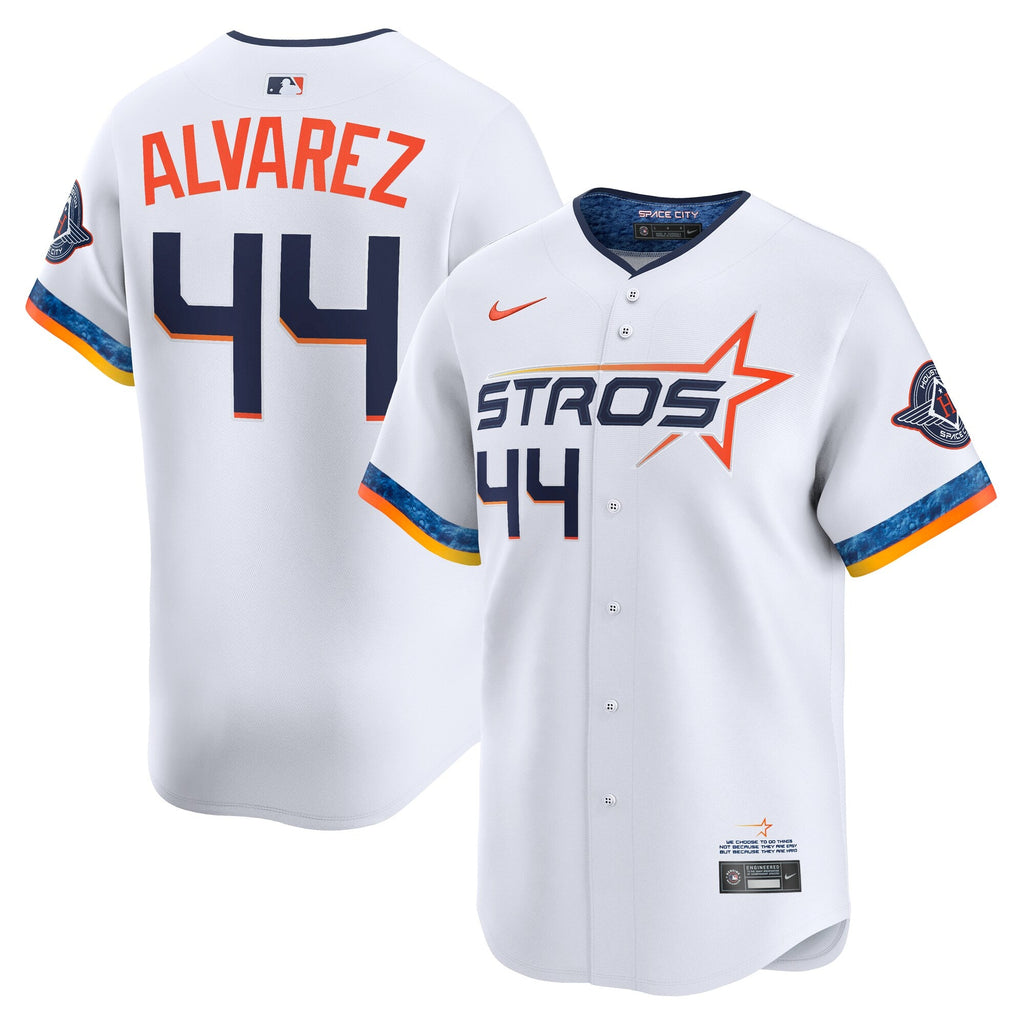 Houston Astros Yordan Alvarez White 2025 City Connect Limited Player Jersey product image 2, provided for visual reference