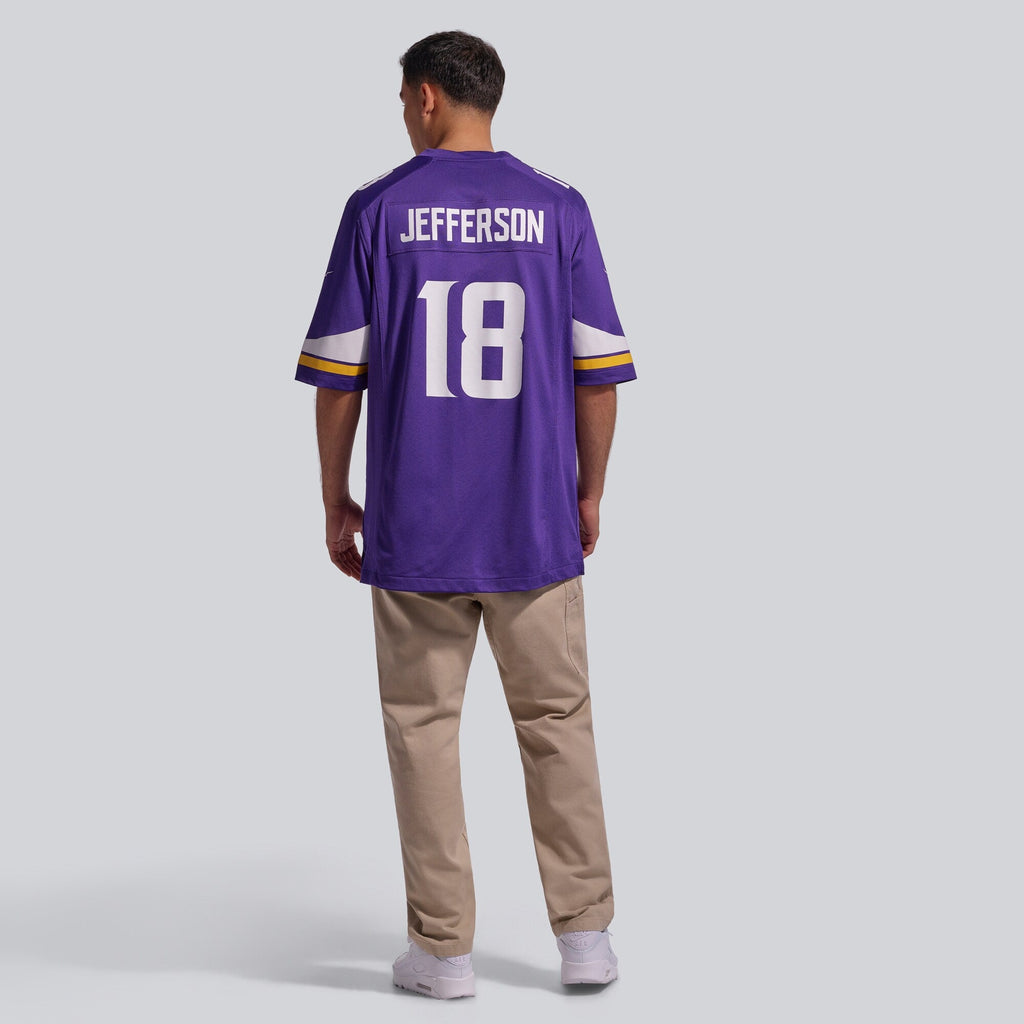 Minnesota Vikings Justin Jefferson Purple Player Game Jersey product image 6, provided for visual reference and product