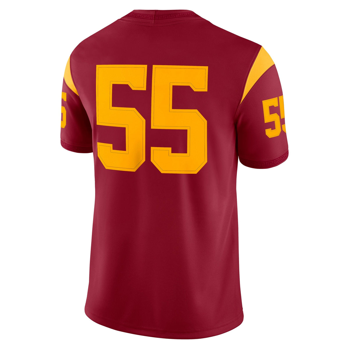 #55 USC Trojans Home Game Jersey - Cardinal product image 4, provided for visual reference and product detail review