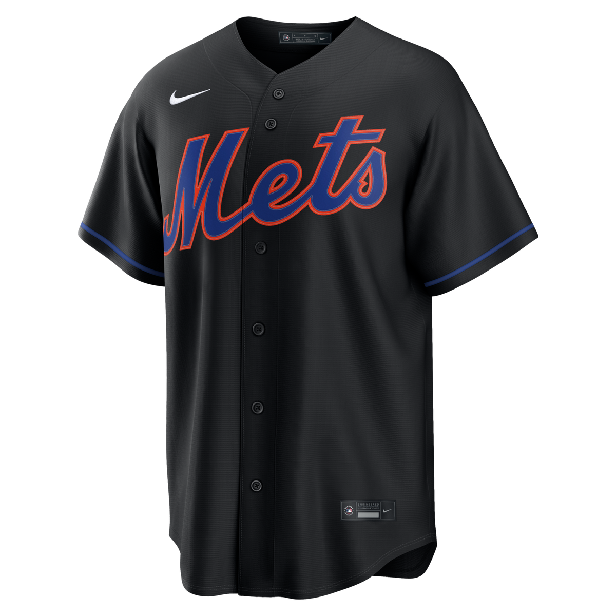 New York Mets Francisco Lindor Black Alternate Replica Jersey product image 3, provided for visual reference and product
