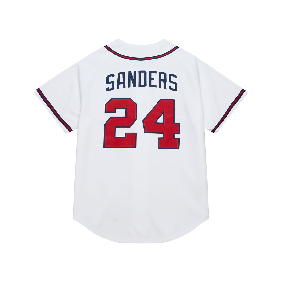 Atlanta Braves Deion Sanders White Cooperstown Collection 1992 Authentic Jersey product image 4, provided for visual