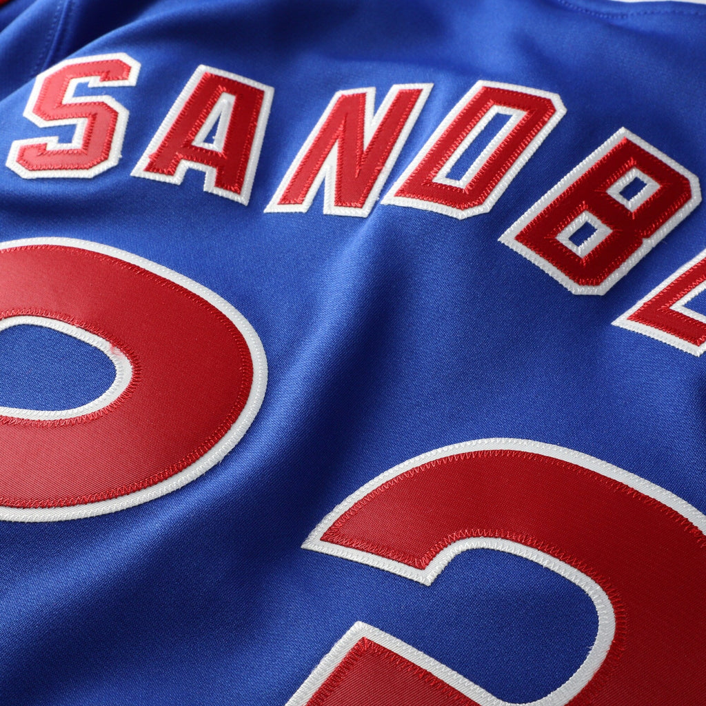 Chicago Cubs 1984 Ryne Sandberg Throwback Royal Authentic Jersey product image 6, provided for visual reference and product