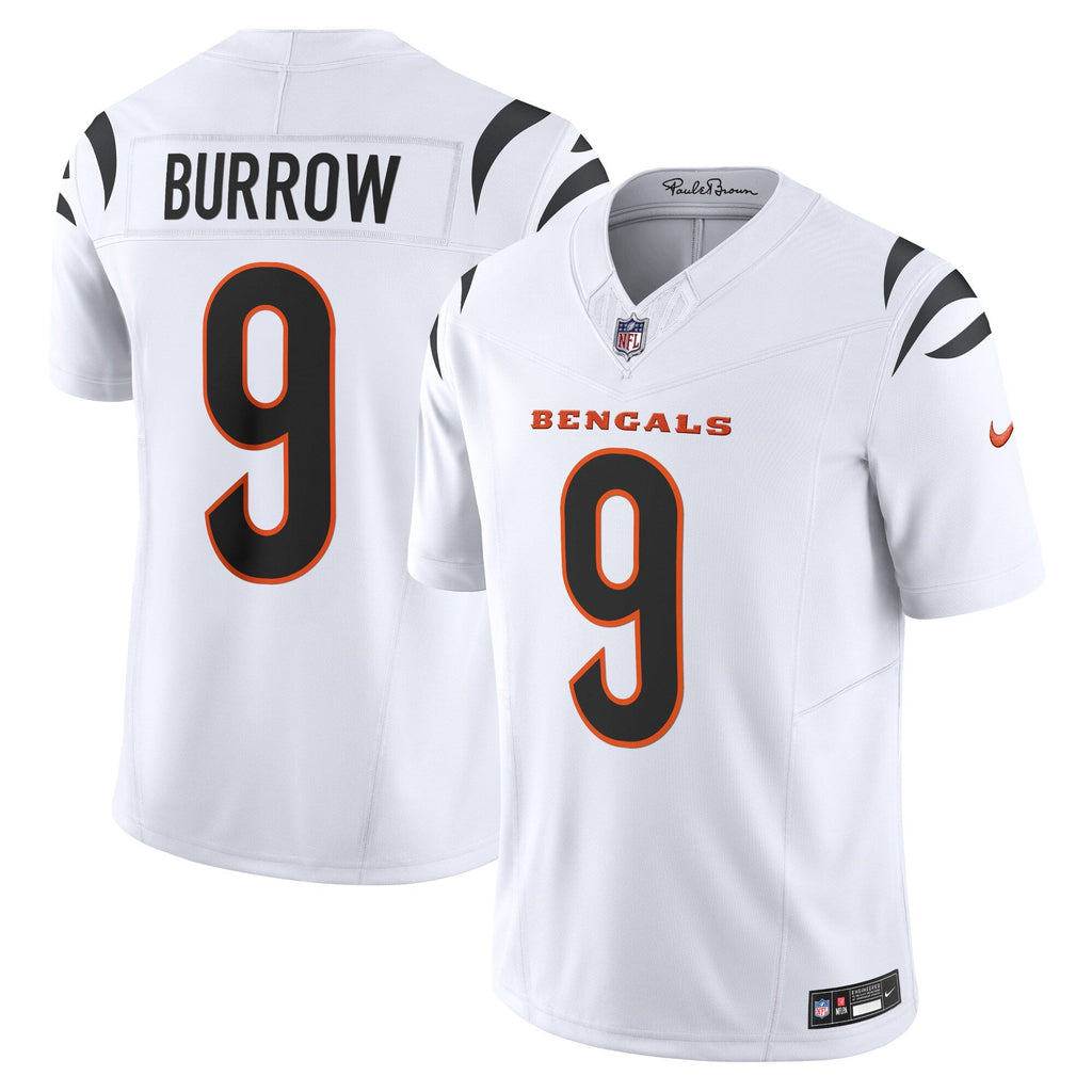 Cincinnati Bengals Joe Burrow White Vapor F.U.S.E. Limited Jersey product image 2, provided for visual reference and product
