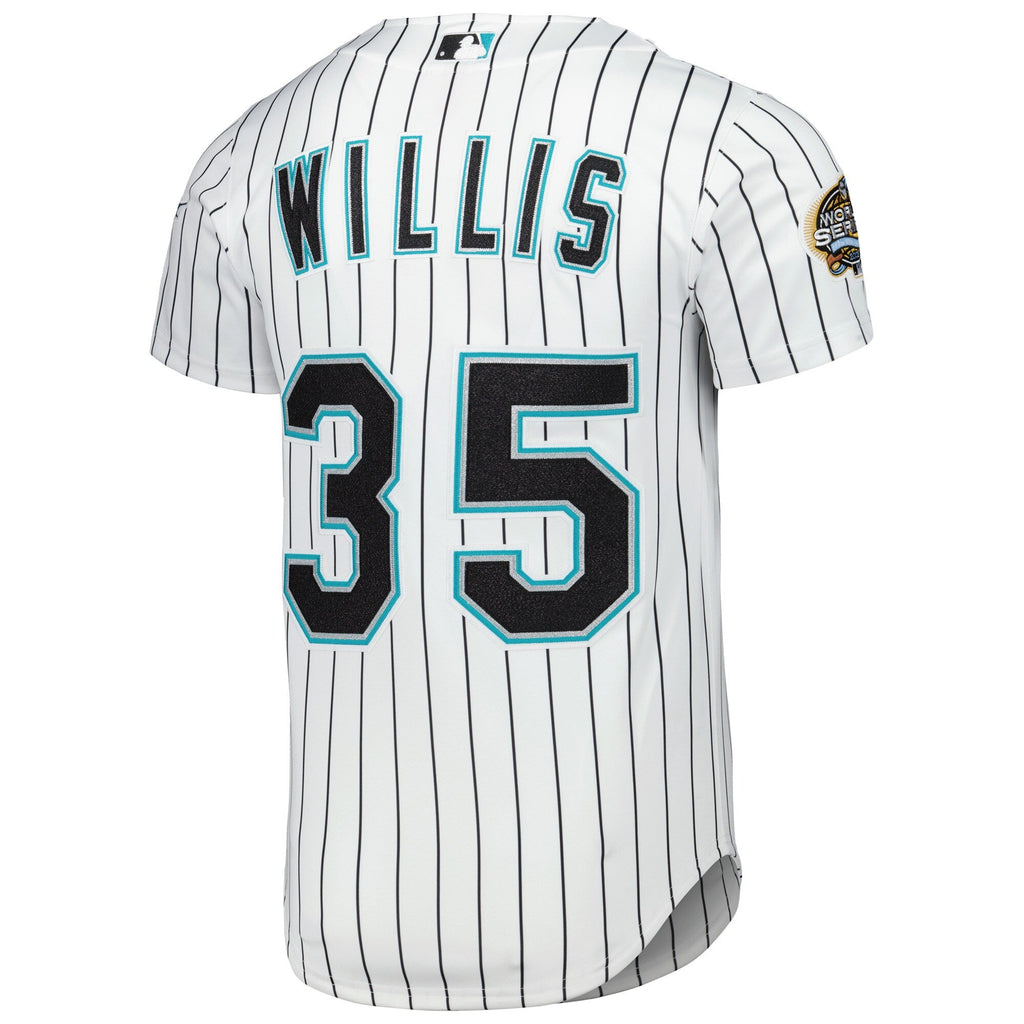 Florida Marlins Dontrelle Willis White Cooperstown Collection Authentic Jersey product image 4, provided for visual