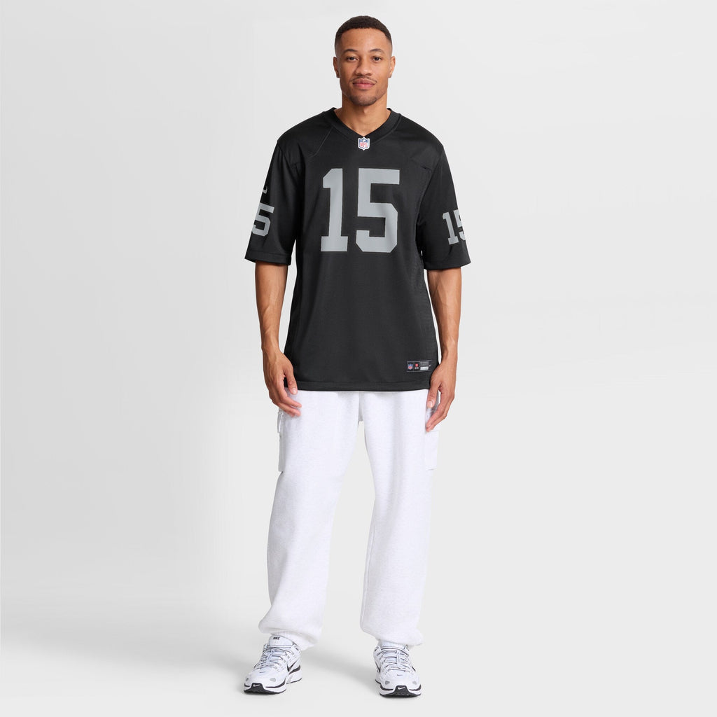 Las Vegas Raiders Fernando Mendoza Black 2026 NFL Draft First Round Pick No. 1 Team Game Jersey product image 5, provided