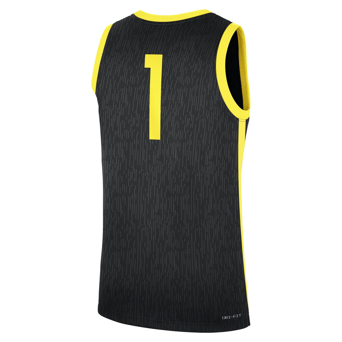#1 Black Oregon Ducks Alternate Replica Jersey product image 4, provided for visual reference and product detail review