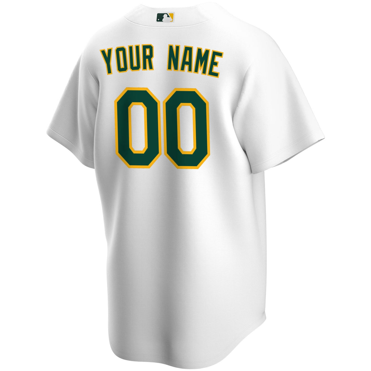 Athletics White Home Replica Custom Jersey product image 4, provided for visual reference and product detail review