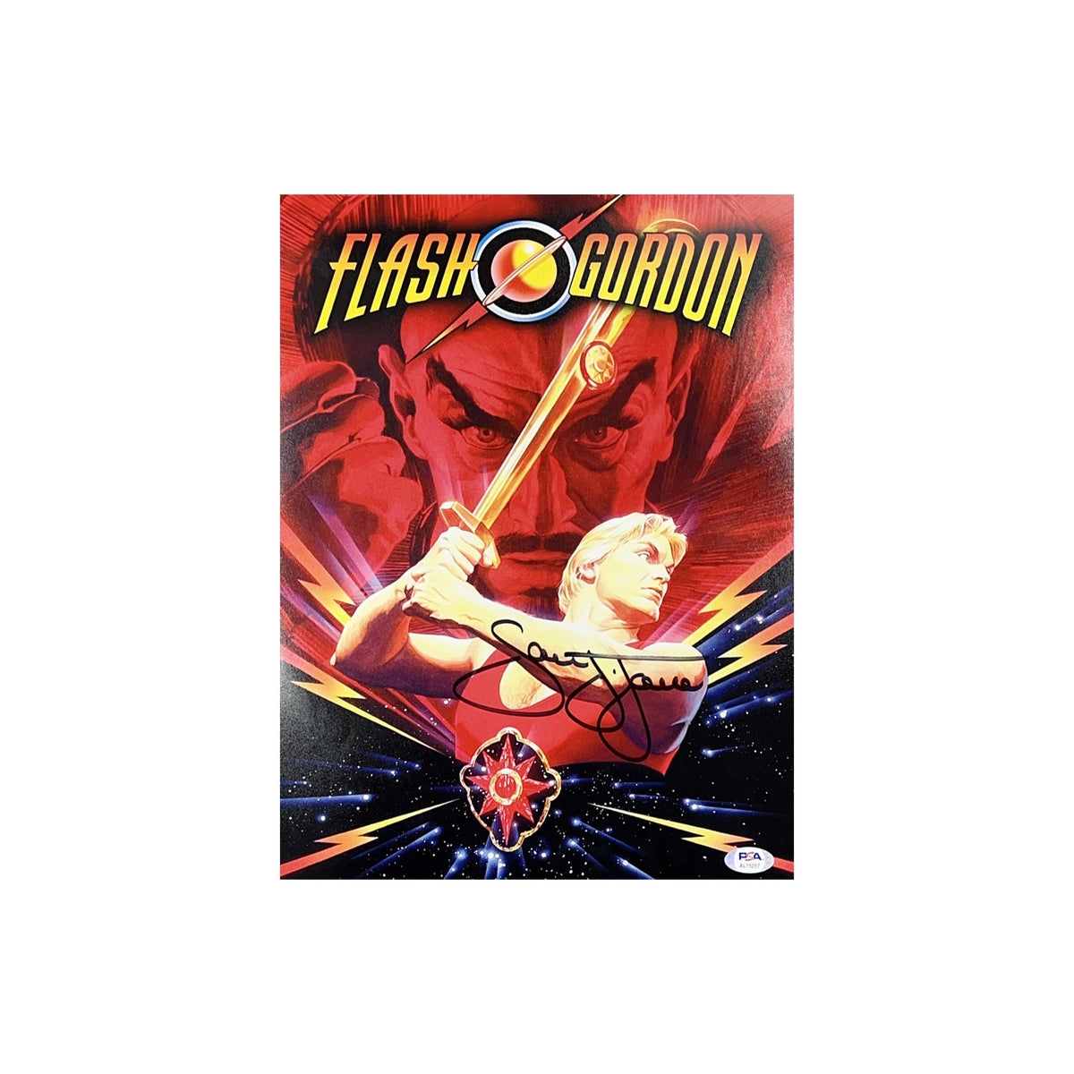 Sam Jones Autographed Flash Gordon 11x14 JSA product image 1, provided for visual reference and product detail review