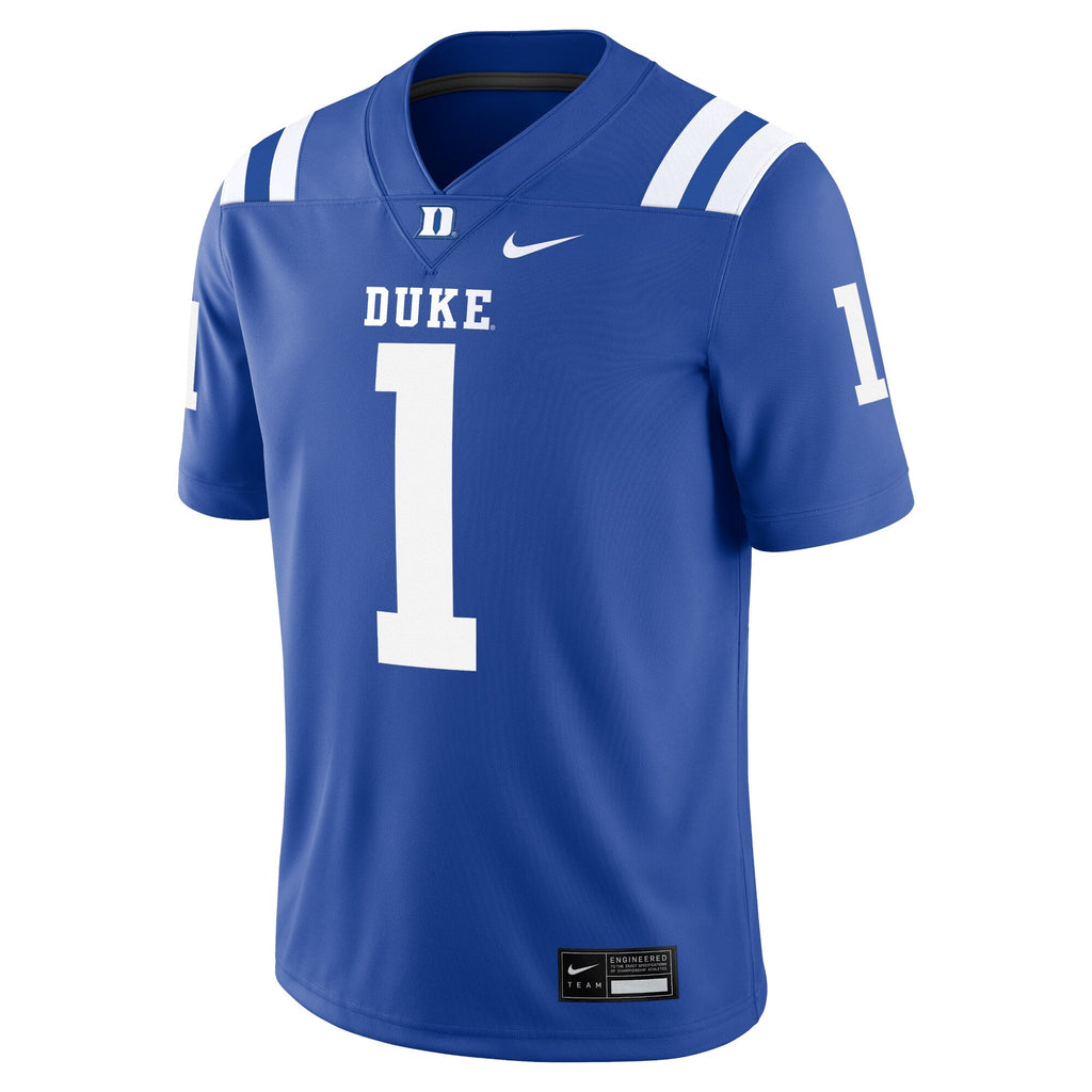 #1 Duke Blue Devils Game Jersey - Royal product image 3, provided for visual reference and product detail review