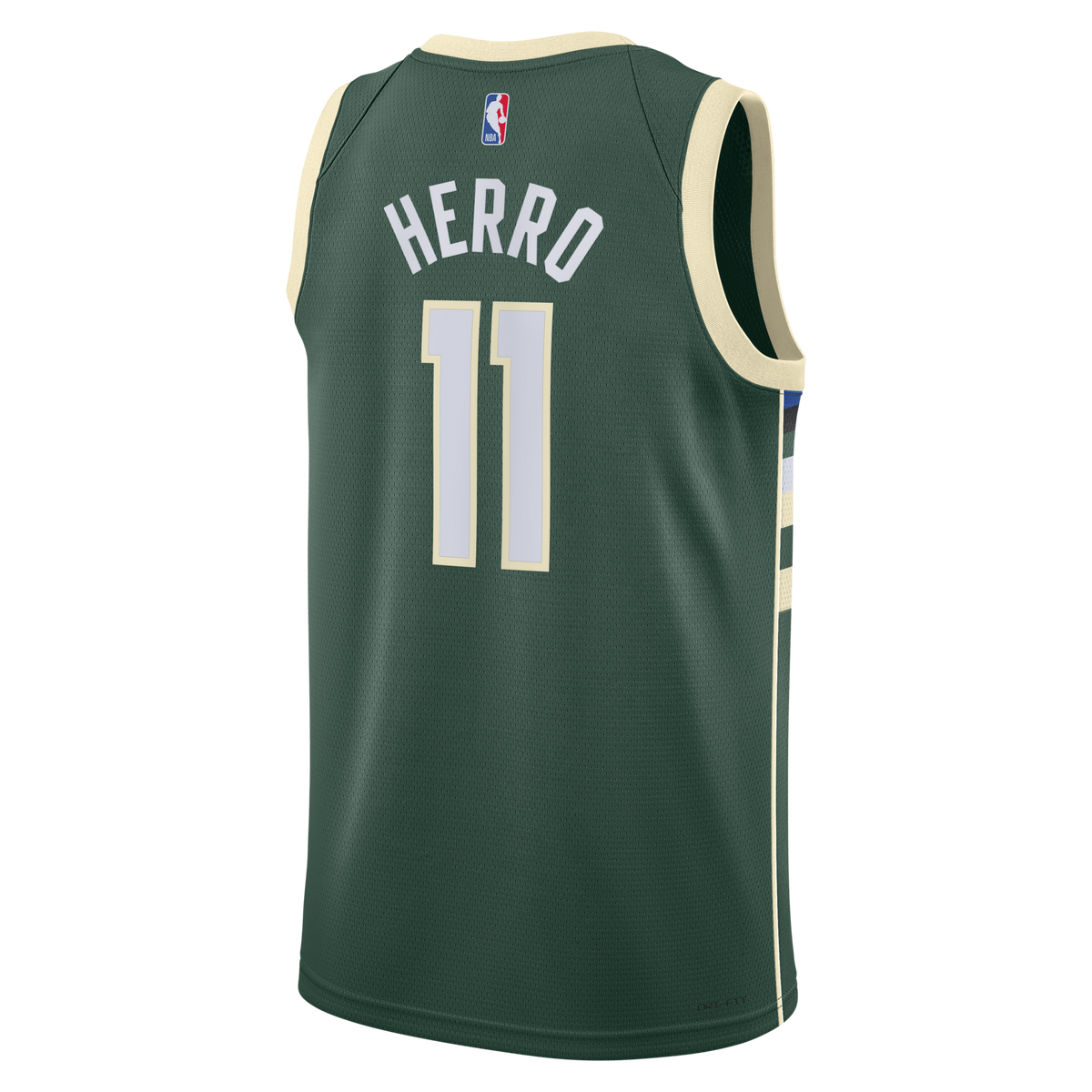 Milwaukee Bucks Icon Edition Swingman Jersey - Hunter Green - Tyler Herro product image 4, provided for visual reference and