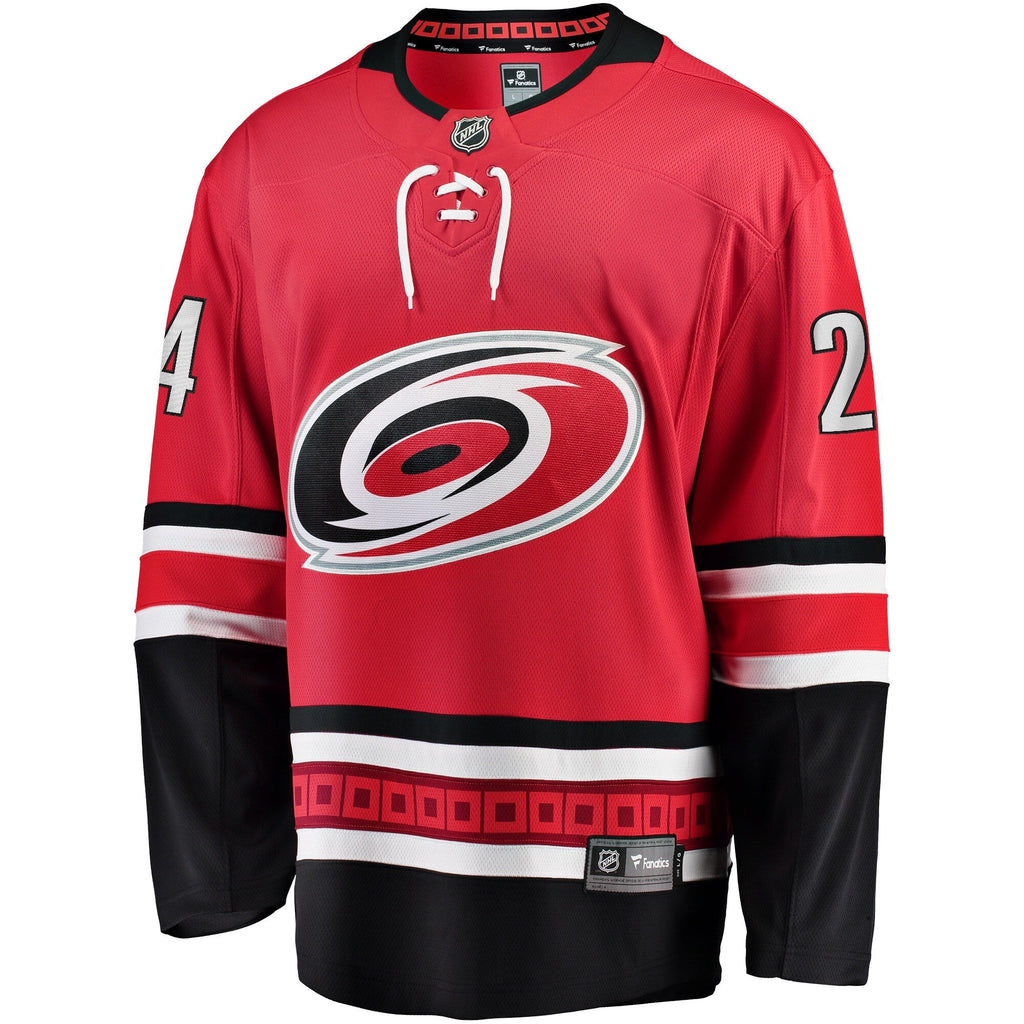 Carolina Hurricanes Seth Jarvis Red Alternate Breakaway Player Jersey product image 3, provided for visual reference and
