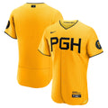 Pittsburgh Pirates Gold City Connect Authentic Jersey product image 1, provided for visual reference and product detail