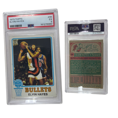 1973 Topps Elvin Hayes PSA 5! product image 1, provided for visual reference and product detail review