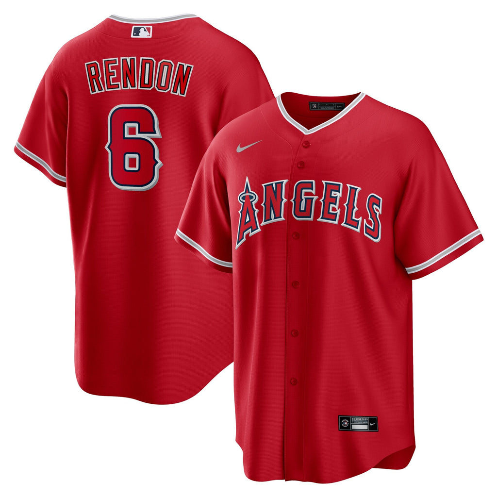 Los Angeles Angels Anthony Rendon Red Alternate Replica Player Name Jersey product image 2, provided for visual reference