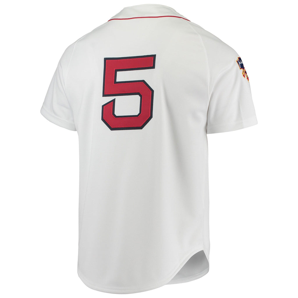 Boston Red Sox Nomar Garciaparra White 1997 Cooperstown Collection Authentic Jersey product image 4, provided for visual