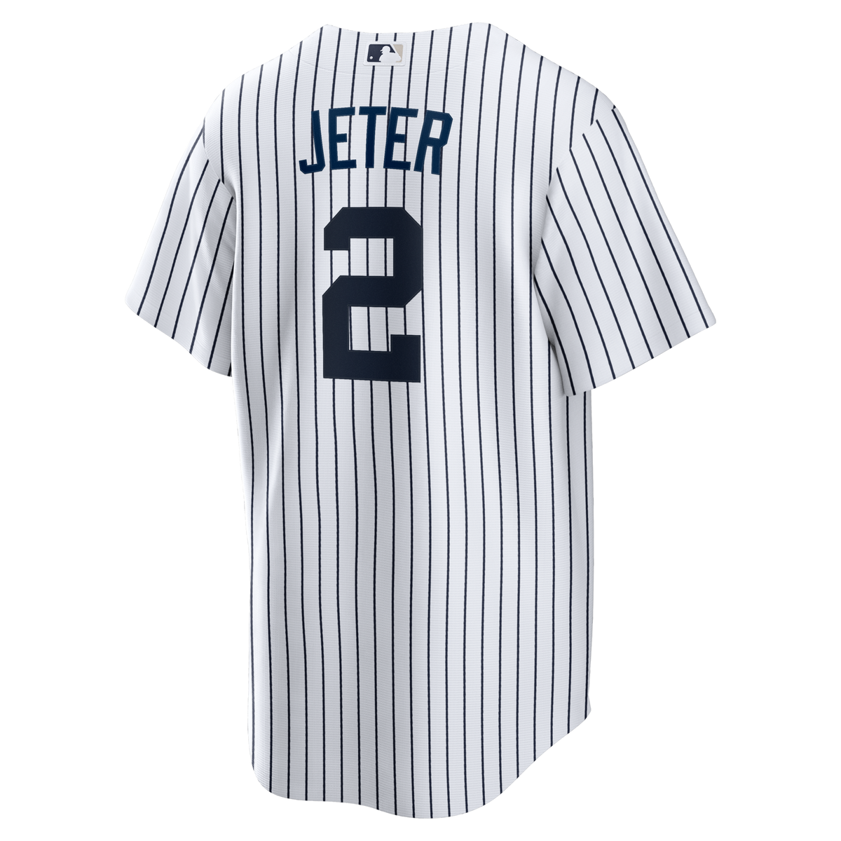 New York Yankees Derek Jeter White Home Retired Player Replica Jersey product image 4, provided for visual reference and