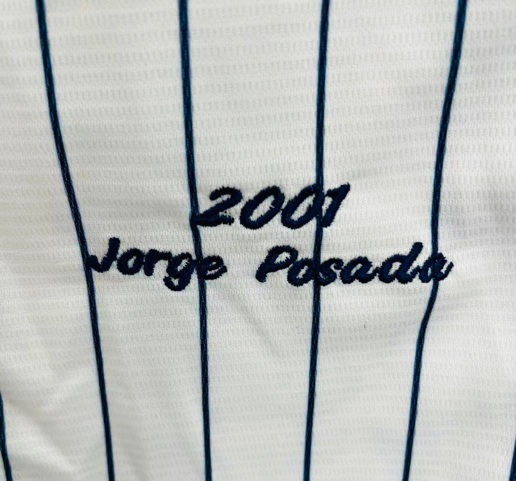 Jorge Posada 2001 New York Yankees Official MLB Mitchell & product image 3