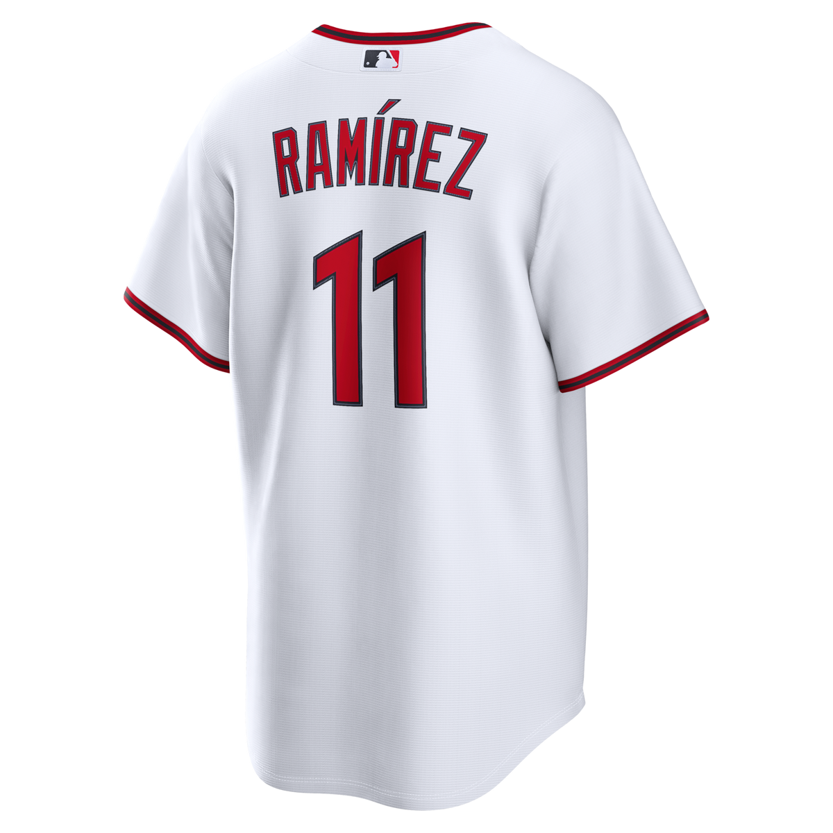 Cleveland Guardians José Ramírez White Home Replica Jersey product image 4, provided for visual reference and product detail