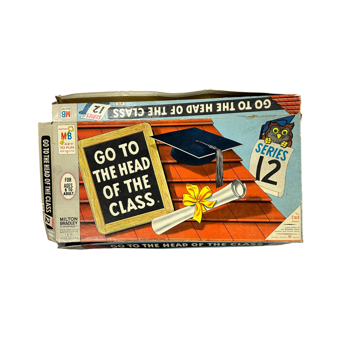 1965 Milton Bradley Go To The Head Of The Class Board Game product image 1, provided for visual reference and product detail