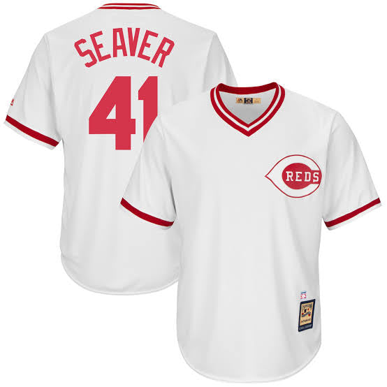 Tom Seaver Cincinnati Reds Official MLB Mitchell & Ness product image 1