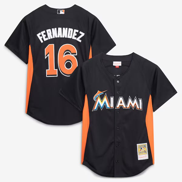 Jose Fernandez Florida Miami Marlins Official MLB Mitchell product image 1