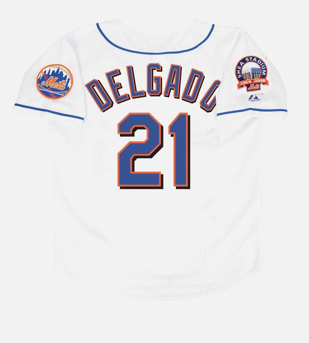 Carlos Delgado New York Mets Official MLB Majestic Jersey product image 1