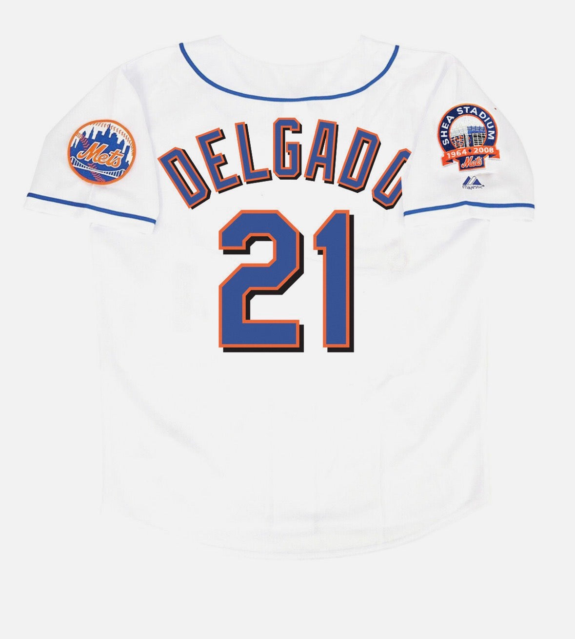 Carlos Delgado New York Mets Official MLB Majestic Jersey product image 1