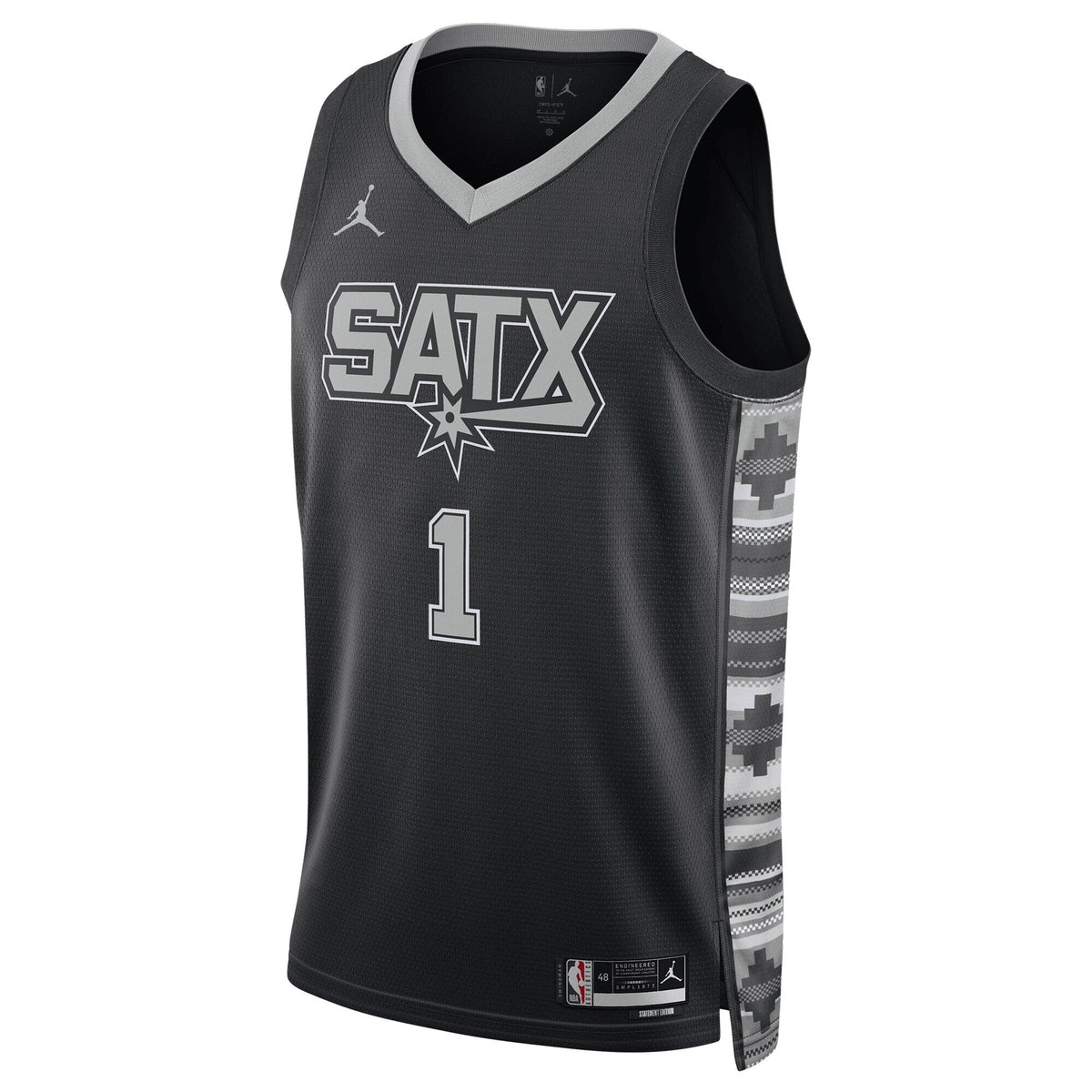 San Antonio Spurs Statement Edition Swingman Jersey - Victor Wembanyama product image 3, provided for visual reference and