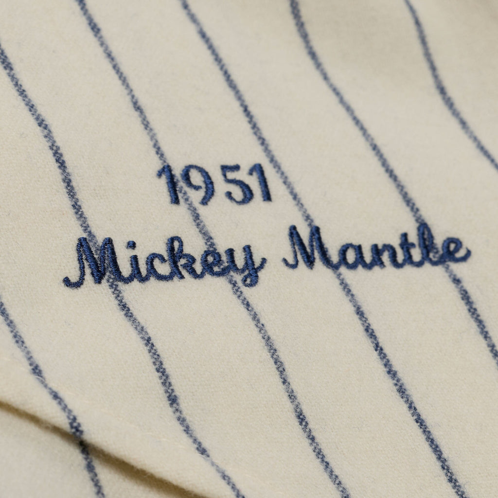 New York Yankees Mickey Mantle Cream 1951 Cooperstown Collection Authentic Jersey product image 8, provided for visual