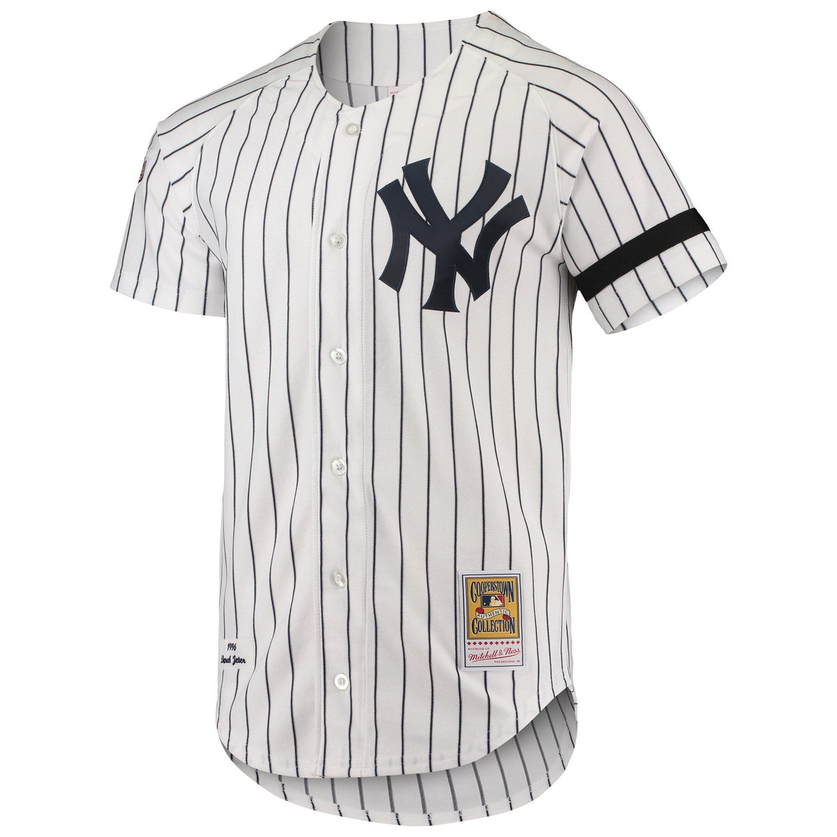 New York Yankees White Cooperstown Collection 1996 Authentic Home Jersey product image 3, provided for visual reference and