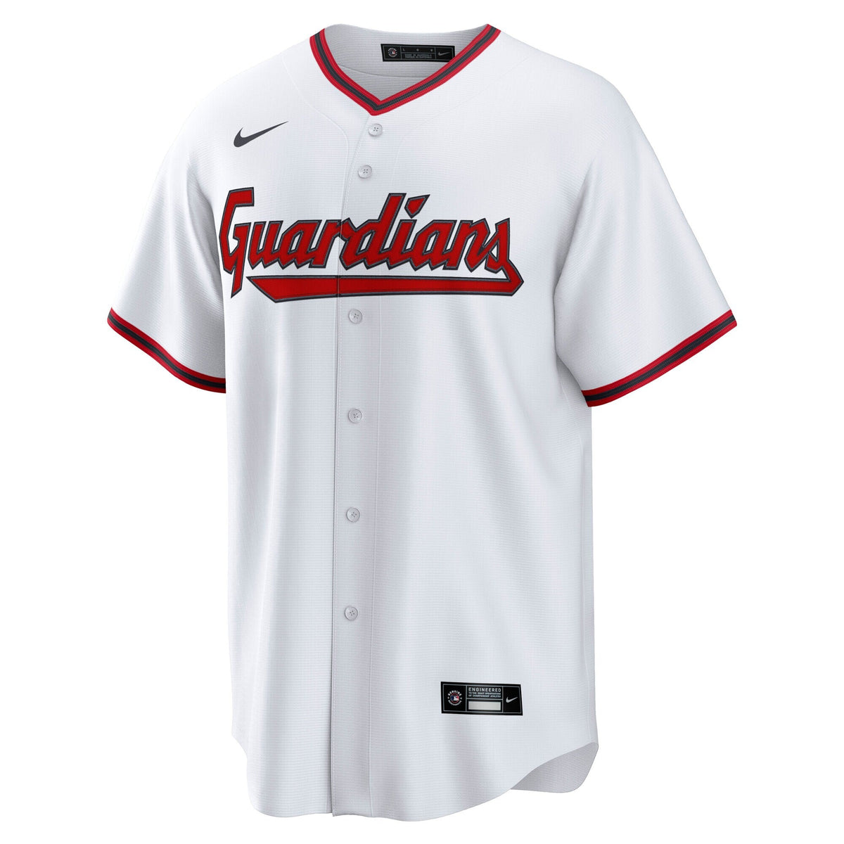 Cleveland Guardians Steven Kwan White Home Replica Jersey product image 3, provided for visual reference and product detail